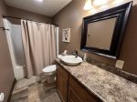 Lower level full bathroom